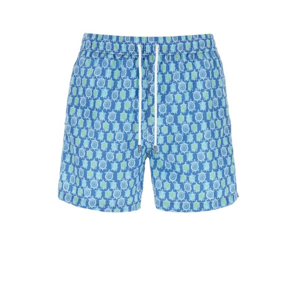Fedeli Men Printed Polyester Swimming Shorts